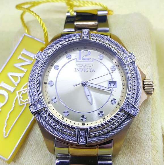 FIRM PRICE-Invicta Bolt two tone ladies watch - Picture 2 of 6